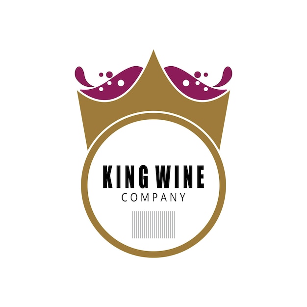 Vector royal king queen crown elegante diseño de logotipo de lujo