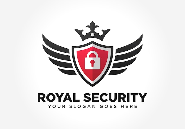 Royal vintage security business symbol