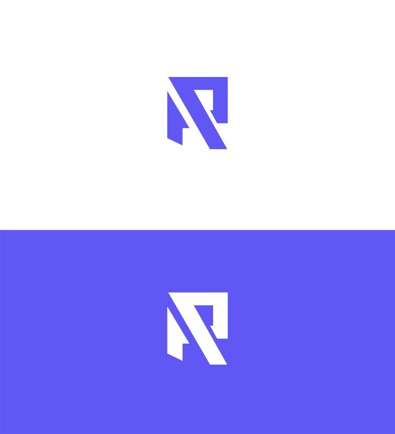 RP letra logotipo identidad signo símbolo plantilla