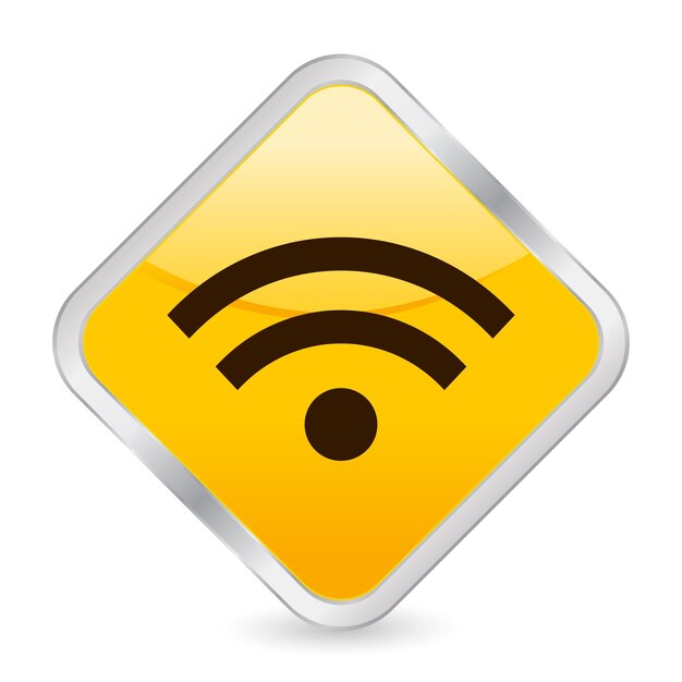 RSS icono cuadrado amarillo