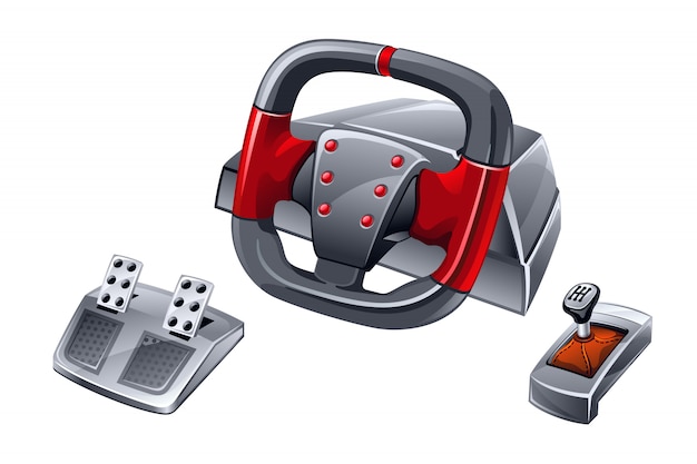 Rueda de juego de computadora