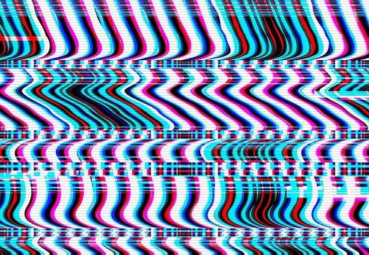 Vector ruido digital de fallo de fondo vectorial abstracto