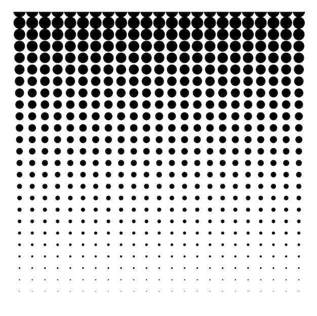 Vector ruido de punteado vertical que se desvanece gradiente de patrón de puntos ilustración vectorial