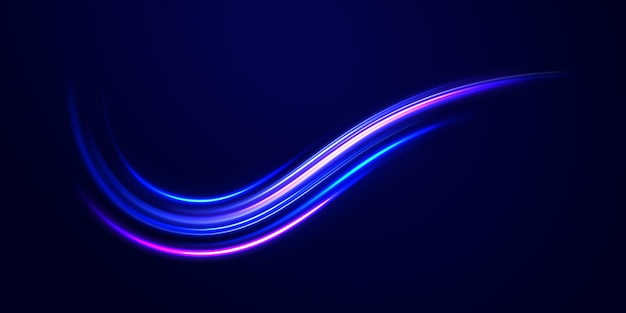 Rutas de luz coloridas Exposición de largo tiempo Efecto de borrón de movimiento Fuego abstracto Fuego destello Lentes de rastro destellos