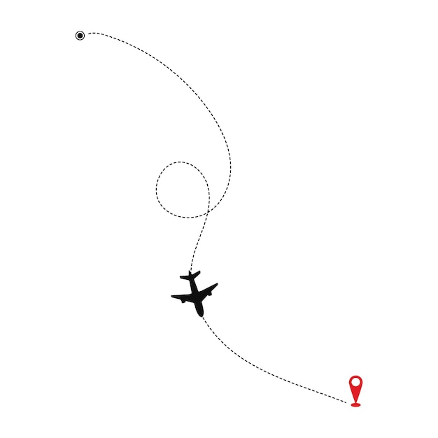 Rutas de viaje en avión