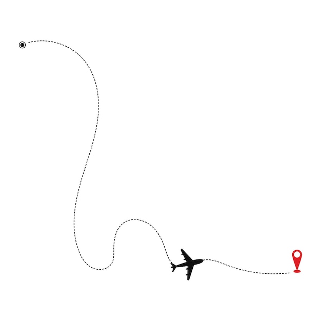 Rutas de viaje en avión