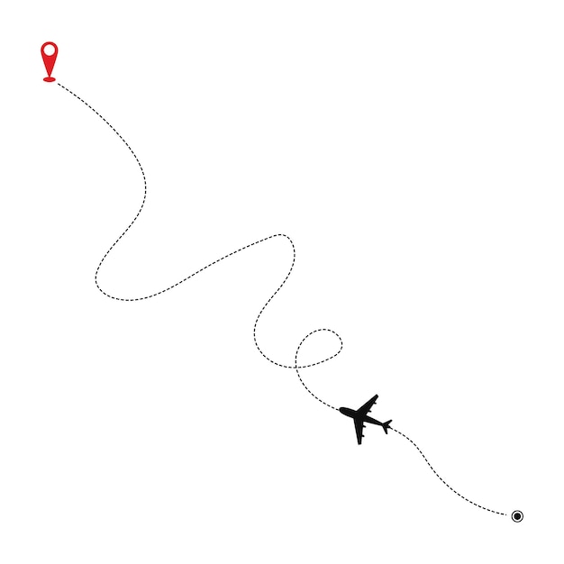 Rutas de viaje en avión