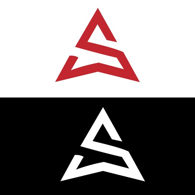 s diseño de icono del logotipo de la letra de la inspiración de la plantilla de diseño vectorial
