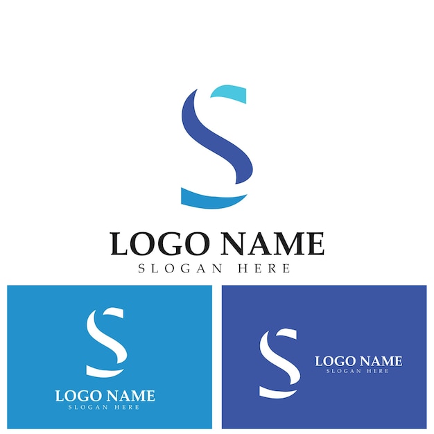 S Logo Plantilla de diseño de icono de logotipo de letra S