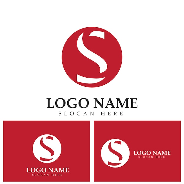 S Logo Plantilla de diseño de icono de logotipo de letra S