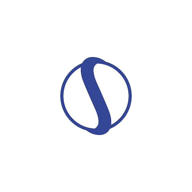 S logo s ilustración del símbolo para el diseño de vectores de impresión de camisetas, gráfico, minimalista.logotipo