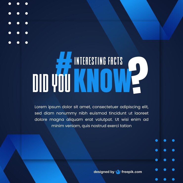 Vector ¿sabías que el post en las redes sociales