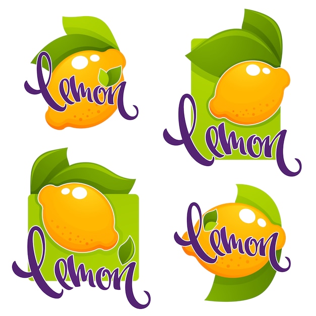 Vector sabor a limón