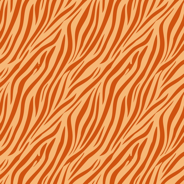 Safari sin costuras Zoológico de animales Tigre patrón a rayas dibujos animados bonitos tela de piel arte diseño textil impresión