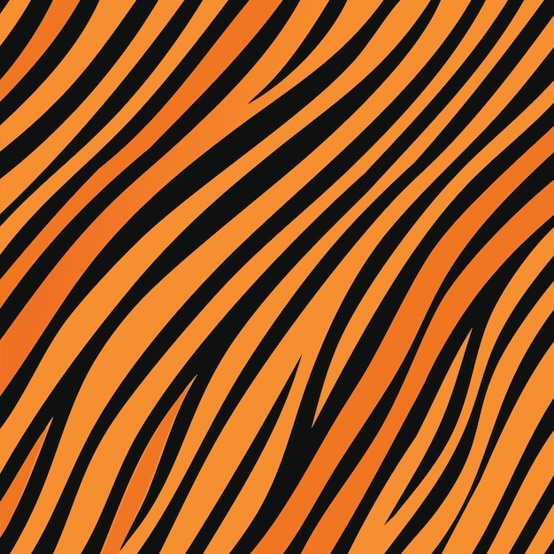 Safari sin costuras Zoológico de animales Tigre patrón a rayas dibujos animados bonitos tela de piel arte diseño textil impresión