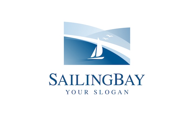 Sailing bay logo
