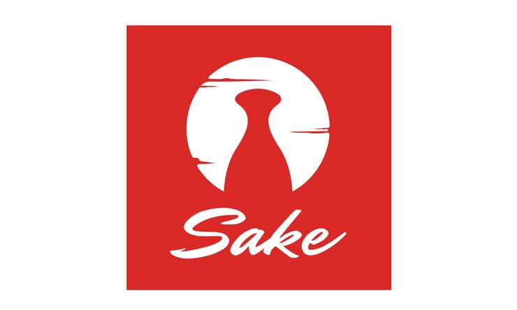Vector sake logo design inspiration 