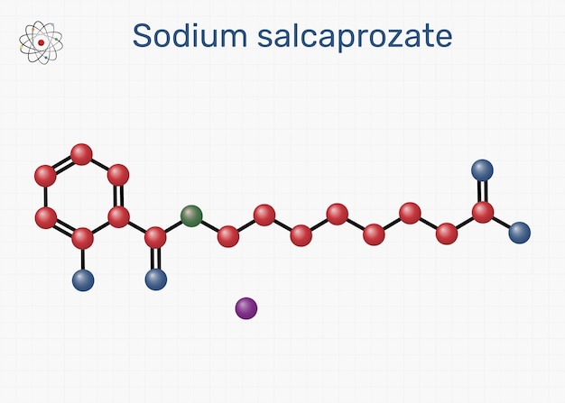 Salcaprozato de sodio Molécula SNAC Mejorador de la absorción para la administración oral de fármacos peptídicos
