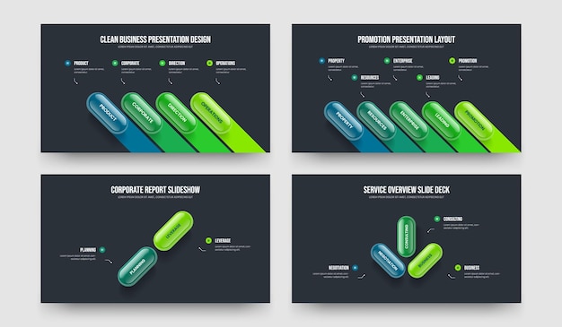 Sales Briefing Four Five Two Three Step Diagram Frame Layout Vector Illustration Bundle