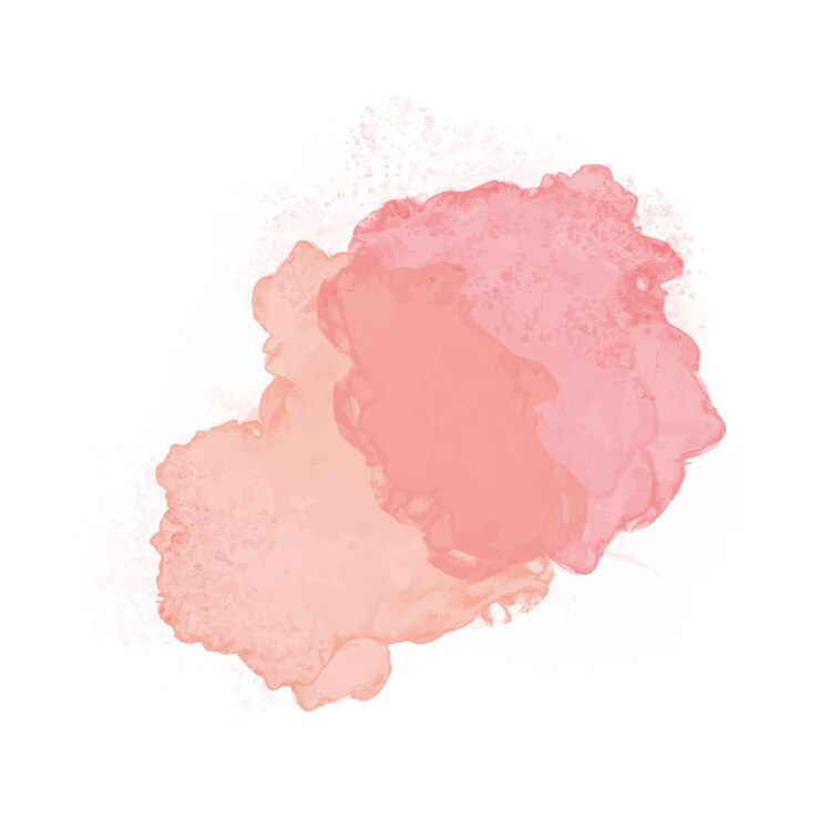 Vector salpicadura de tinta de alcohol de mármol rosa coral