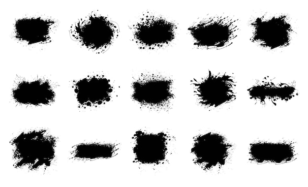 Las salpicaduras de grunge