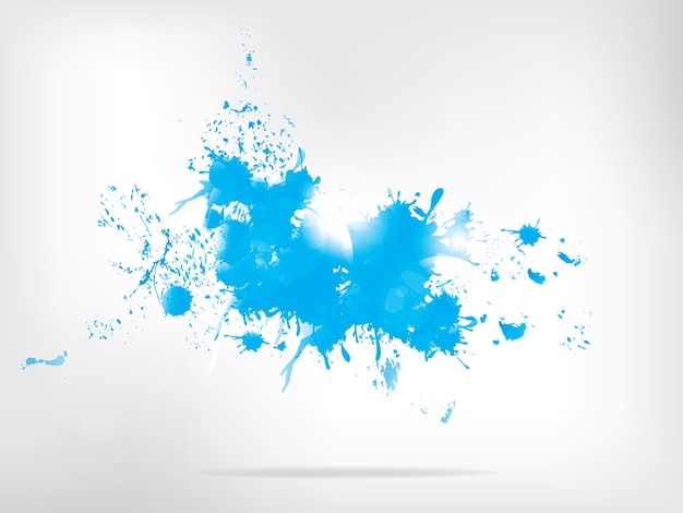 Salpicaduras de pintura de color en un fondo abstracto ilustración vectorial abstracta con fondo