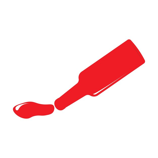 Salsa en vector de imagen de stock de botella