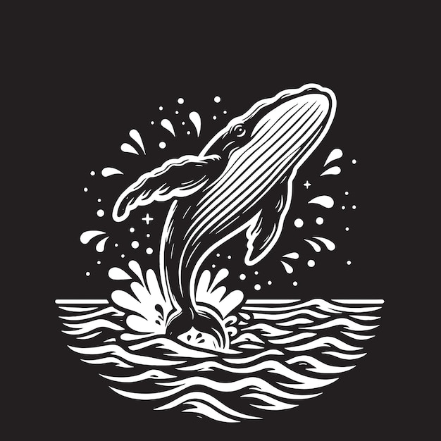 Salto de la ballena Svg