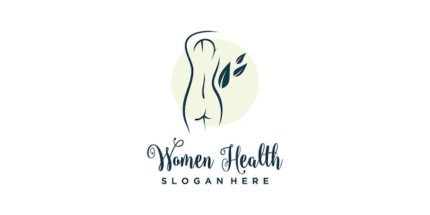 Salud de la mujer diseño de logotipo de concepto moderno y simple Premium Vector Parte 3