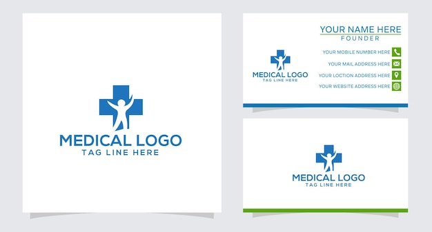 Salud social - logotipo médico