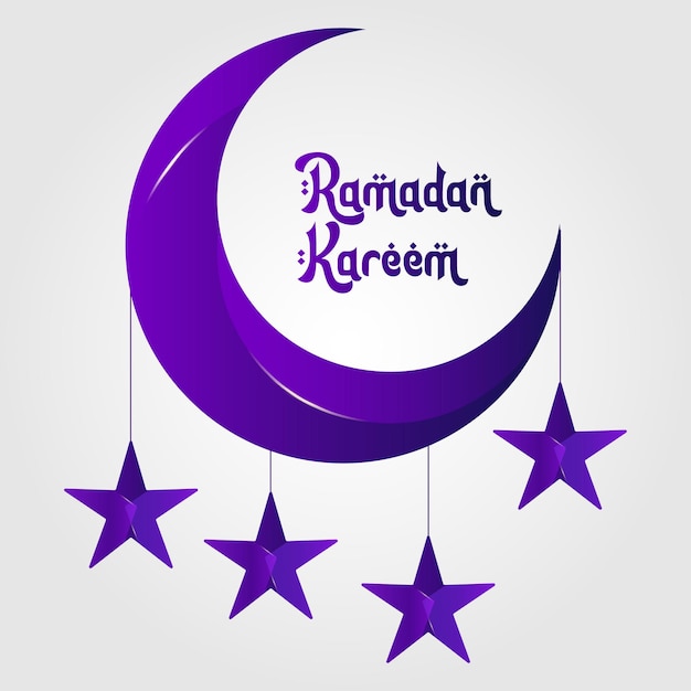 Vector saludo de lujo ramadan kareem fondo islámico