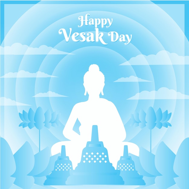 Saludos de celebración del día vesak