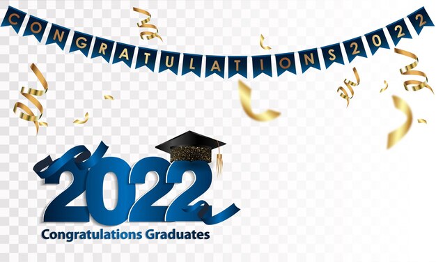 Saludos de graduación 2022 Clase de 2022 Felicitaciones por la graduación
