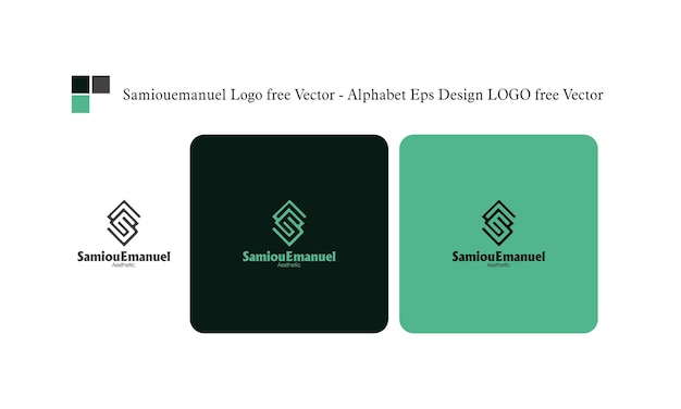 Samiouemanuel Logo vector gratis Alfabeto Eps Design LOGO vector gratis