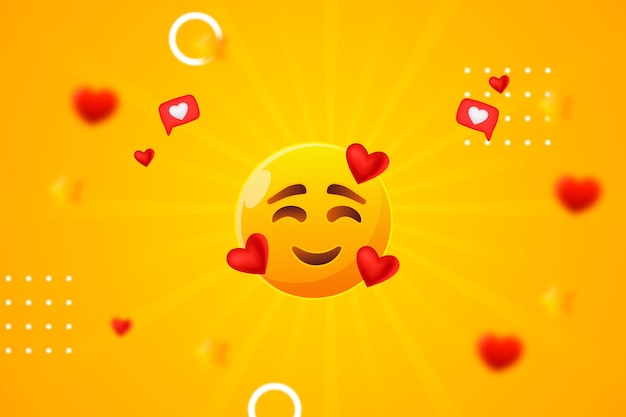 Vector san valentín lindo amor emoji