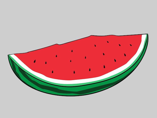 Sandía Palestina Símbolo de la bandera de Palestina