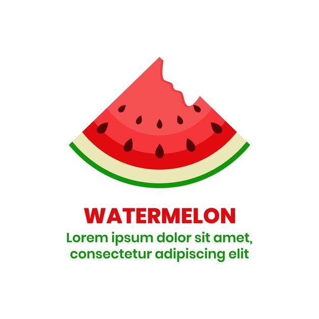 La sandía verde fresca y jugosa es la fruta perfecta para el verano.
