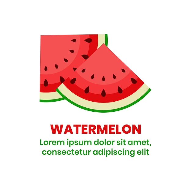 La sandía verde fresca y jugosa es la fruta perfecta para el verano.