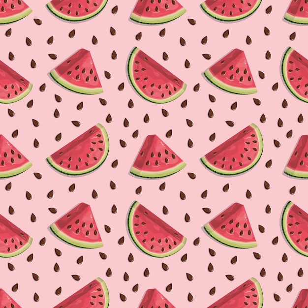 Sandías deliciosas y jugosas de color rosa brillante sobre un fondo de primavera
