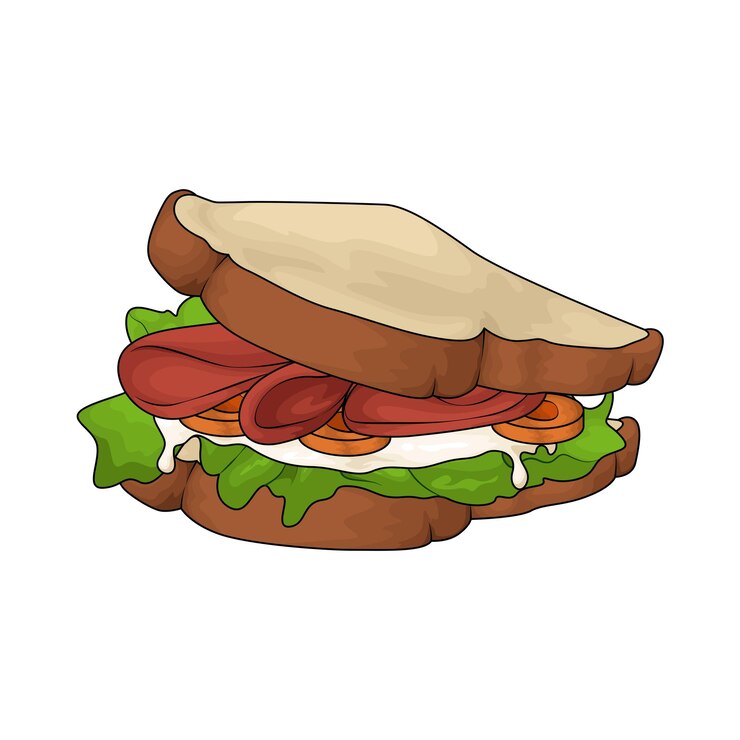 Vector el sándwich.