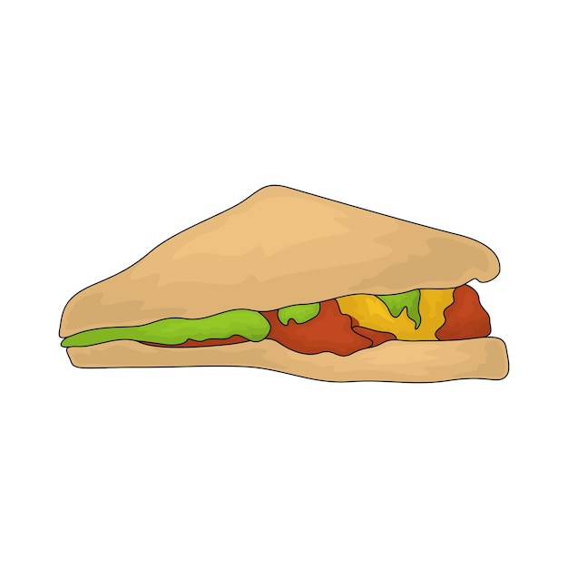 El sándwich.