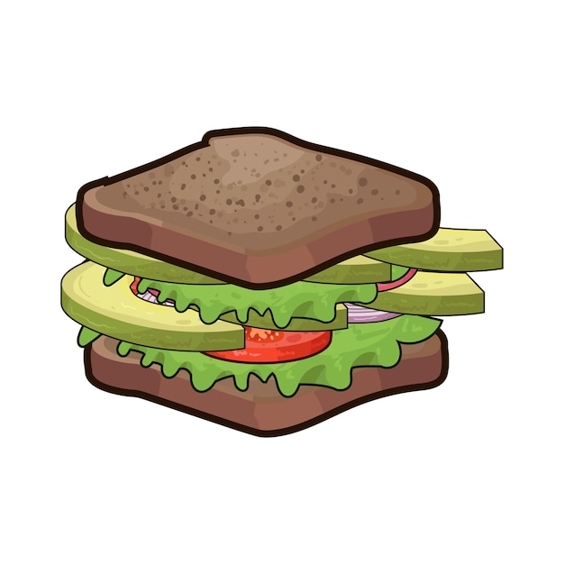 El sándwich.
