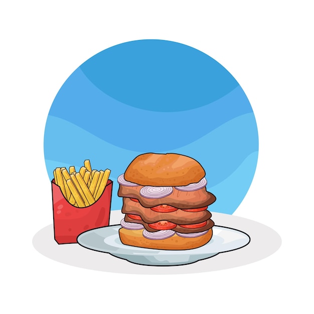 El sándwich.