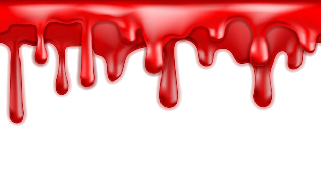Sangre roja gotea patrones sin fisuras