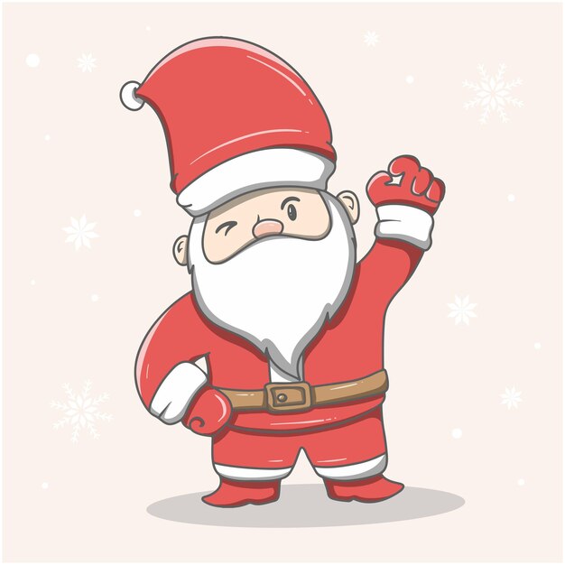 Santa Claus es un dibujo animado de Navidad.