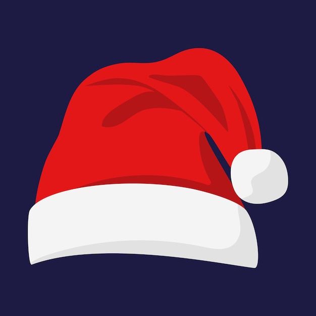 Vector santa claus sombrero rojo