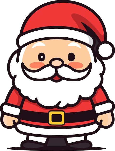 Santa Claus Vector Banner de vacacionesSanta Claus Vector Escena de la temporada