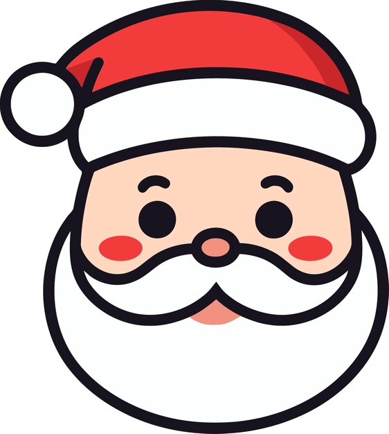 Santa Claus Vector Escena de Navidad Santa Claus Vektor Saludo de Invierno