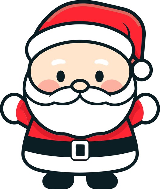 Santa Claus Vector variedad festiva Santa Claus Vektor variedad estacional