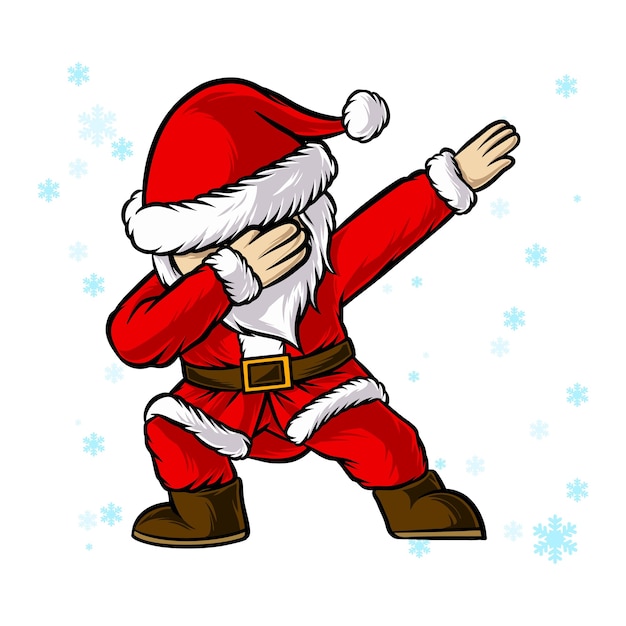 Santa dabbing dance